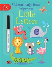 Buy Little Letters - Wipe-Clean - Early Years