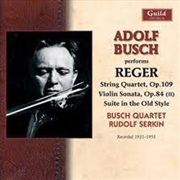 Buy Adolf Busch Performs Reger