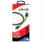 Buy Micro Charge Sync Green Cable - 1M