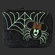 Buy Loungefly Disney - Minnie Mouse Spider Glow Accordion Wallet