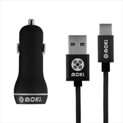 Buy Moki Braided Type-C SynCharge Cable + Car
