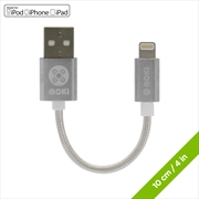 Buy Moki Braided Lightning SynCharge (MFi Licenced) Pocket Cable - Silver