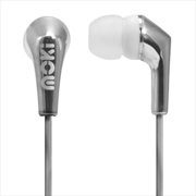 Buy Moki Metallics Earphone - Silver 