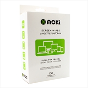 Buy Moki Screen Wipes - 100 Box