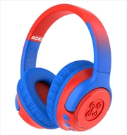 Buy Moki Mixi Kids Volume Limited Wireless Headphones - Blue Red