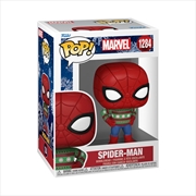 Buy Marvel Comics - Spider-Man Holiday Sweater Pop! Vinyl