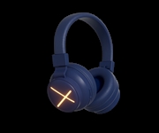 Buy Laser Kids Bluetooth LED Headset with ENC Blue