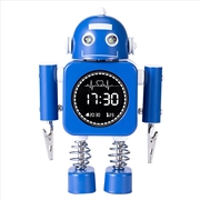 Buy Laser Kids Robot Alarm Clock Blue