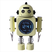 Buy Laser Kids Robot Alarm Clock Yellow