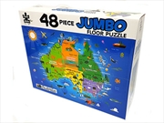 Buy Australian Map Jumbo Floor Puzzle 48 Piece