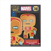 Buy Marvel Comics - Iron Man Gingerbread Enamel Pop! Pin