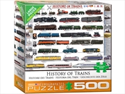 Buy History Of Trains 500 Piece Xl