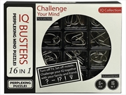 Buy Iq Busters 16 Wire Puzzles Blk
