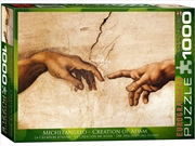 Buy Michelangelo, Creation Of Adam 1000 Piece