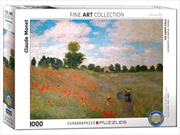 Buy Monet, Poppy Field 1000 Piece