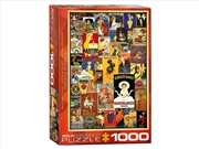 Buy Variety Vintage Posters 1000 Piece