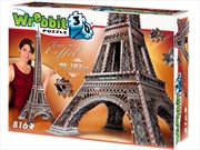 Buy Wrebbit 3d Eiffel Tower 816 Piece