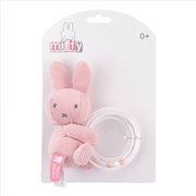 Buy Miffy Pink Rib Ring Rattle