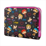 Buy BTS - Band with Hearts All Over Print Wallet