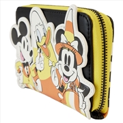 Buy Loungefly Disney - Mickey & Friends Candy Corn Zip Around Wallet	