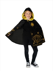 Buy Hogwarts Black & Gold Hooded Robe - Size 6+