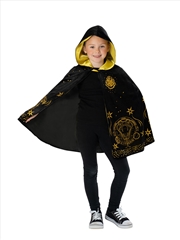 Buy Hogwarts Black & Gold Hooded Robe - Size 9+