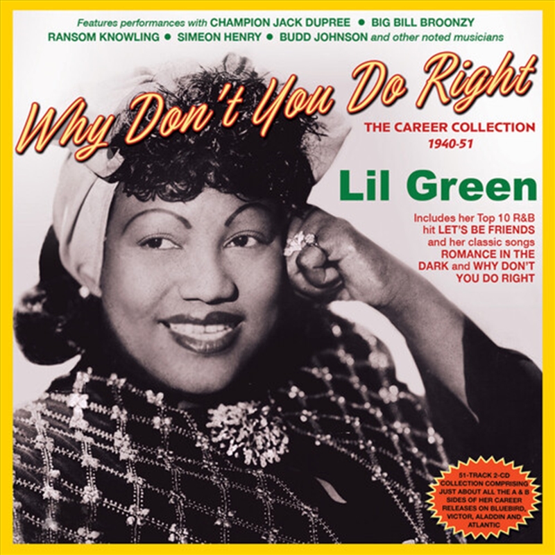 Why Don'T You Do Right: The Ca/Product Detail/Blues