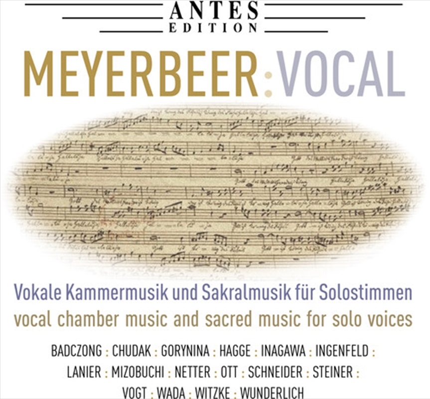 Vocal Works/Product Detail/Classical