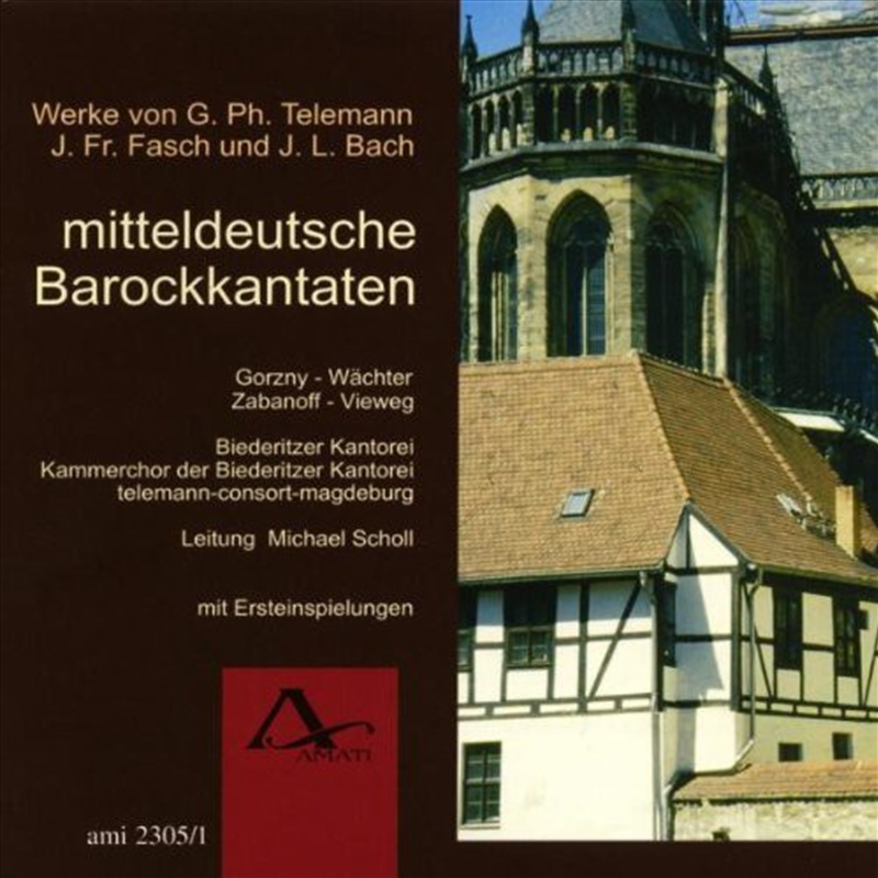 Mitteldeutsche Barockkantaten/Product Detail/Classical