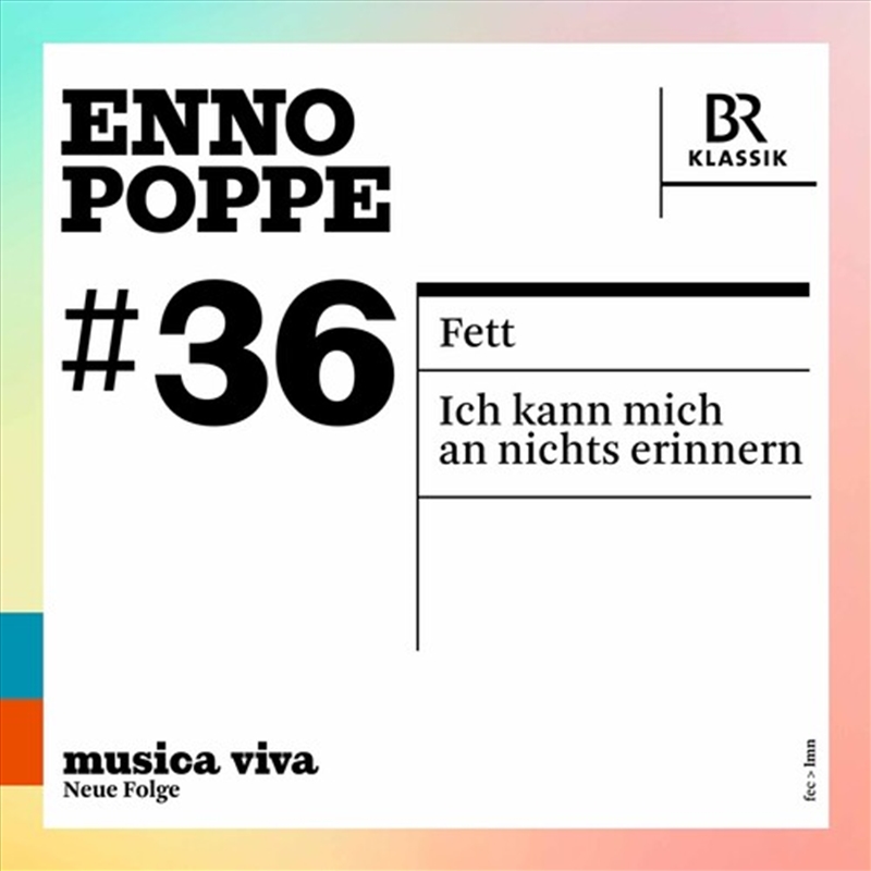 Musica Viva: Poppe 36/Product Detail/Classical