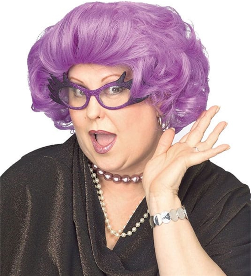 The Dame Purple Wig - Adult/Product Detail/Costumes