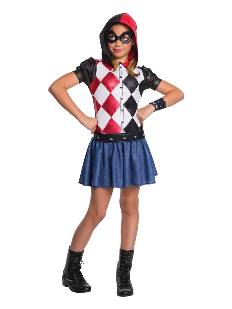 Harley Quinn Dcshg Hoodie Costume - 6-8 Yrs/Product Detail/Costumes