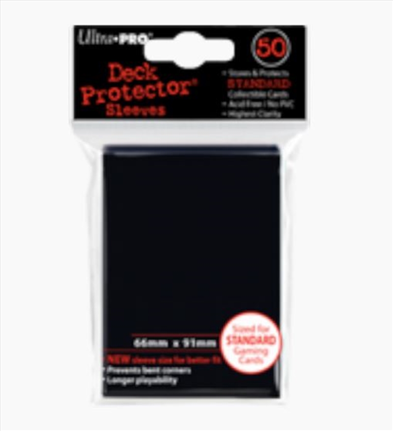 Ultra Pro - Deck Protectors Black (50 Count)/Product Detail/Card Games