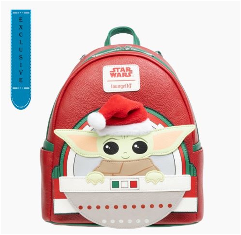 Loungefly: Star Wars - Santa Grogu US Exclusive Mini Backpack [RS]/Product Detail/Bags