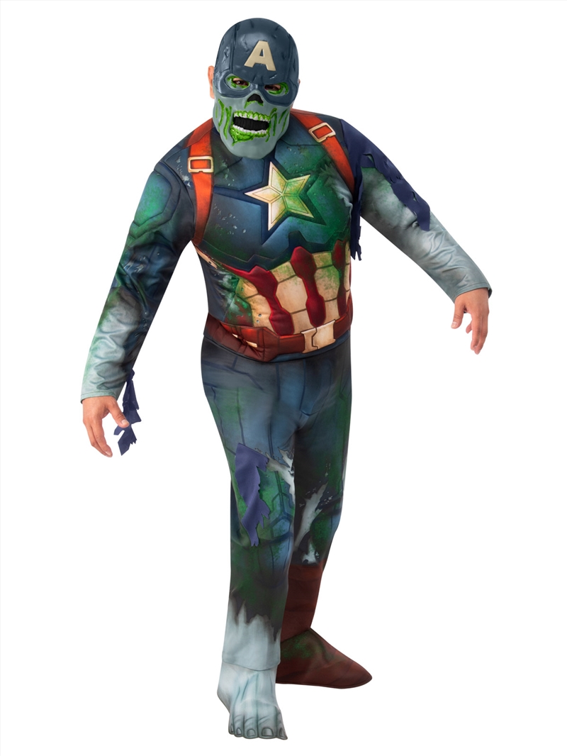 Captain America What If? Zombie Deluxe - Size Std/Product Detail/Costumes