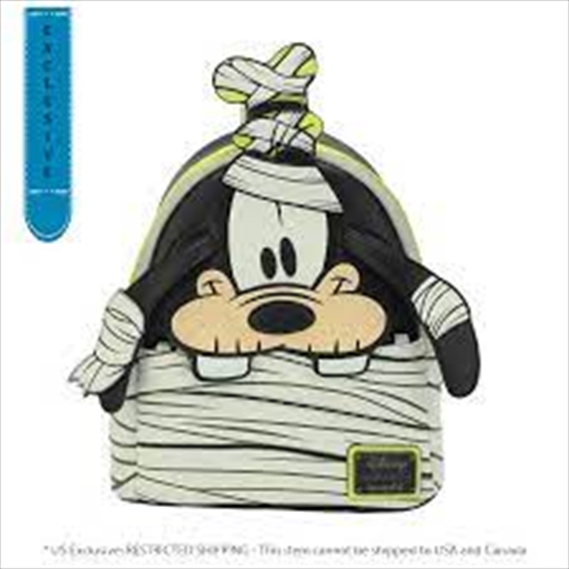 Loungefly: Disney - Mummy Goofy Mini US Exclusive Backpack UV Glow [RS]/Product Detail/Bags