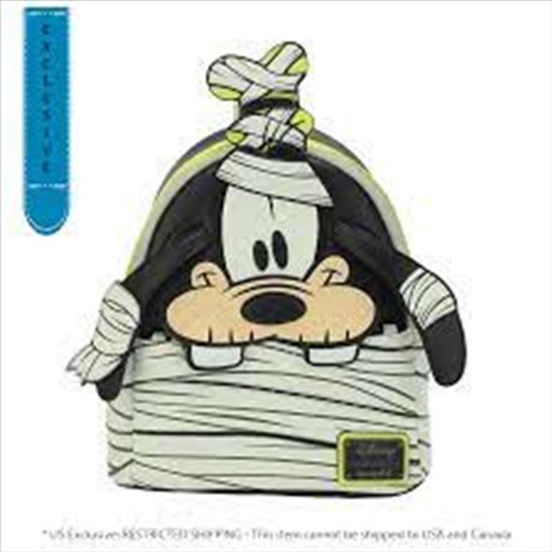 Loungefly: Disney - Mummy Goofy Mini US Exclusive Backpack UV Glow [RS]/Product Detail/Bags