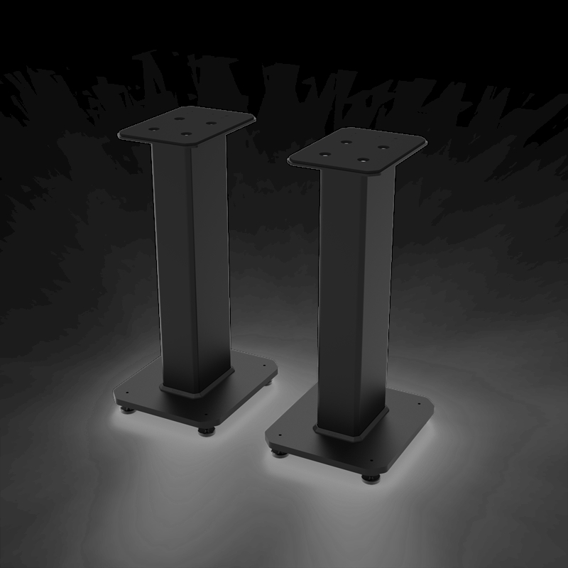 Kanto SX22 22" Tall Fillable Speaker Stands with Isolation Feet - Pair, Black/Product Detail/Accessories