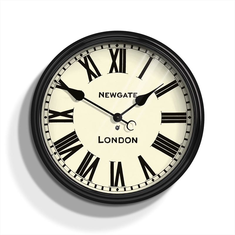 Newgate Battersby Clock Black/Product Detail/Clocks