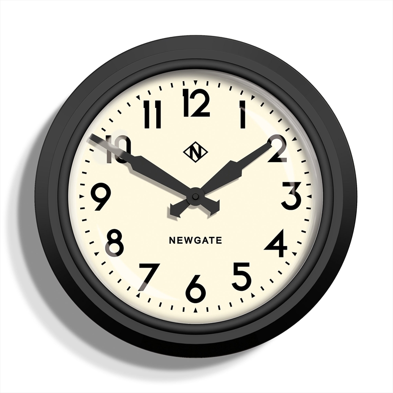 Newgate 50S Electric Clock Black/Product Detail/Clocks
