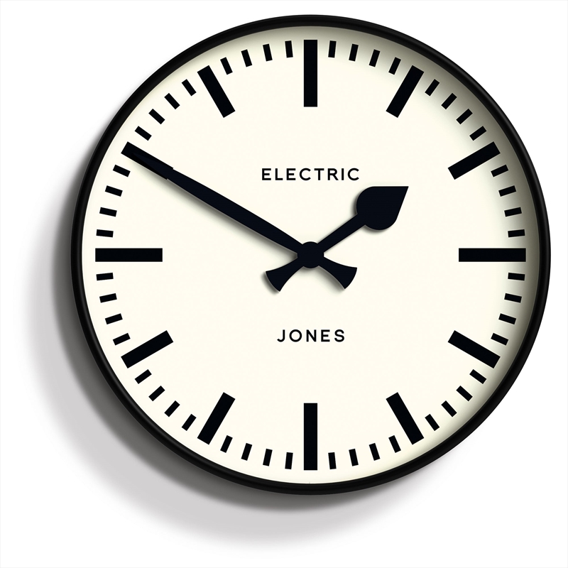 Newgate Jones Railway Wall Clock Black/Product Detail/Clocks