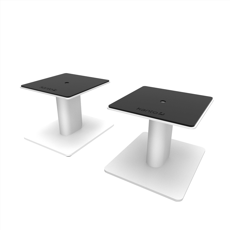 Kanto SP6HDW 6" Tall Universal Desktop Speaker Stand - Pair, White/Product Detail/Accessories