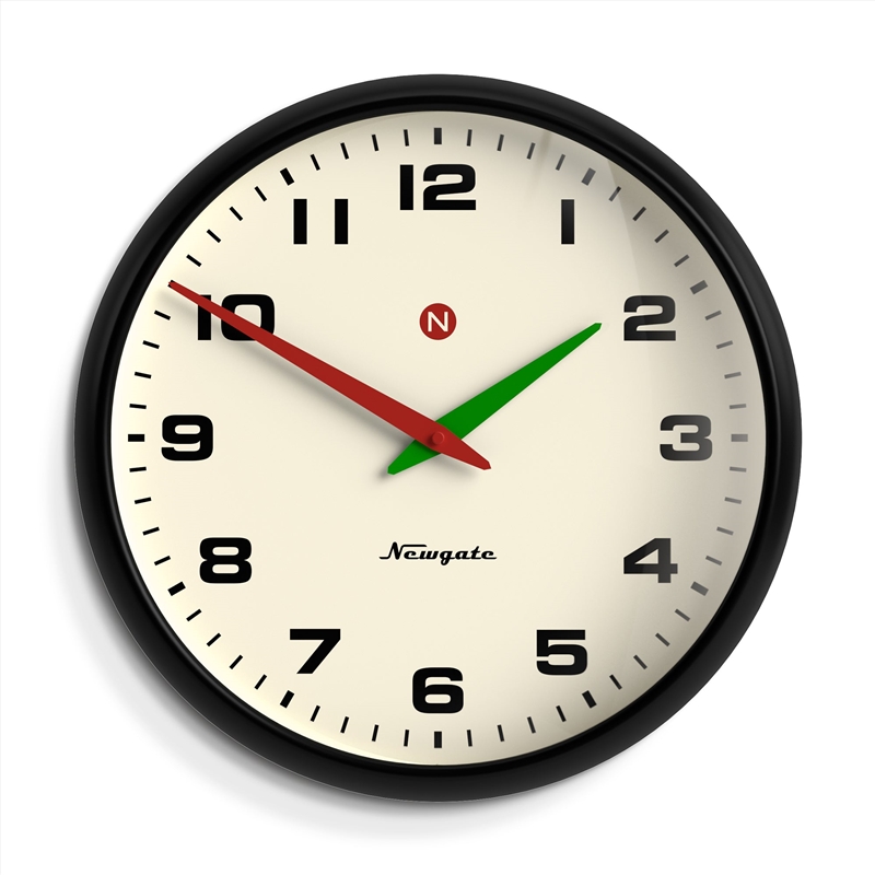 Newgate Superstore Wall Clock Alpha Dial Black/Product Detail/Clocks