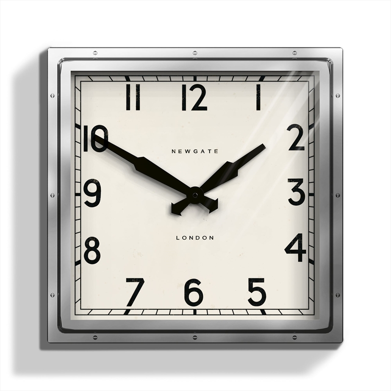 Newgate Quad Clock Chrome/Product Detail/Clocks