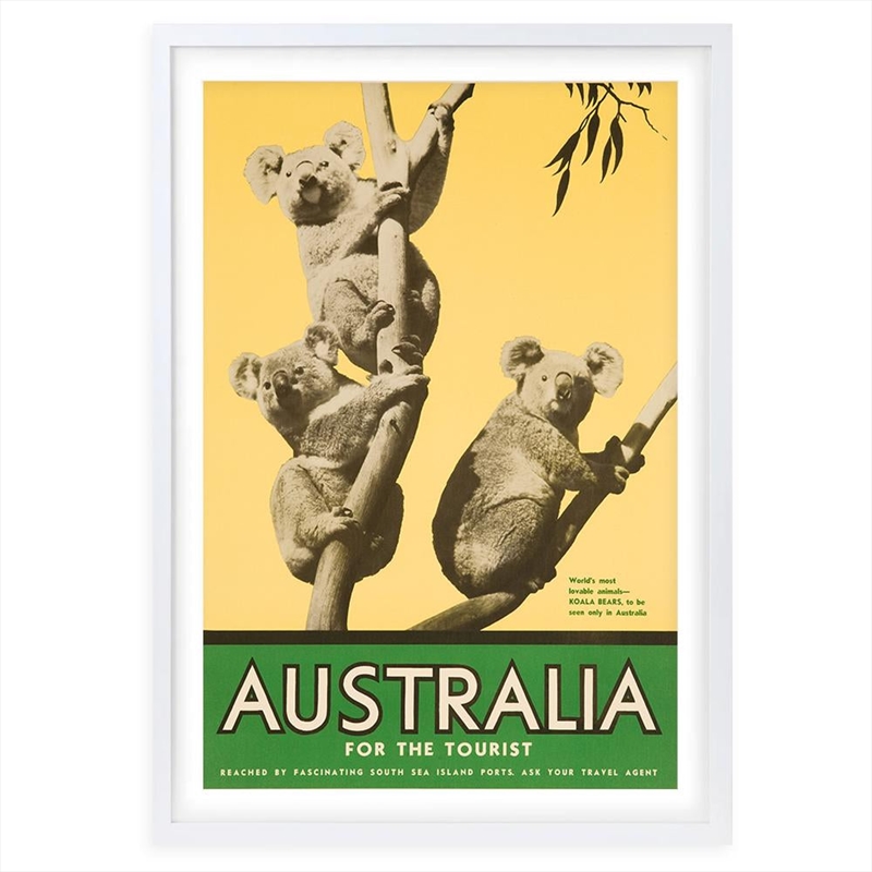 Wall Art's Australia Koalas Large 105cm x 81cm Framed A1 Art Print/Product Detail/Posters & Prints