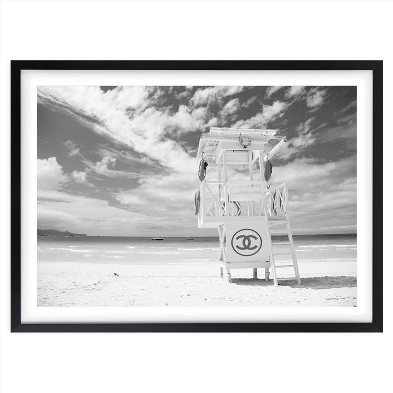 Wall Art's Chanel Life Guard Large 105cm x 81cm Framed A1 Art Print/Product Detail/Posters & Prints