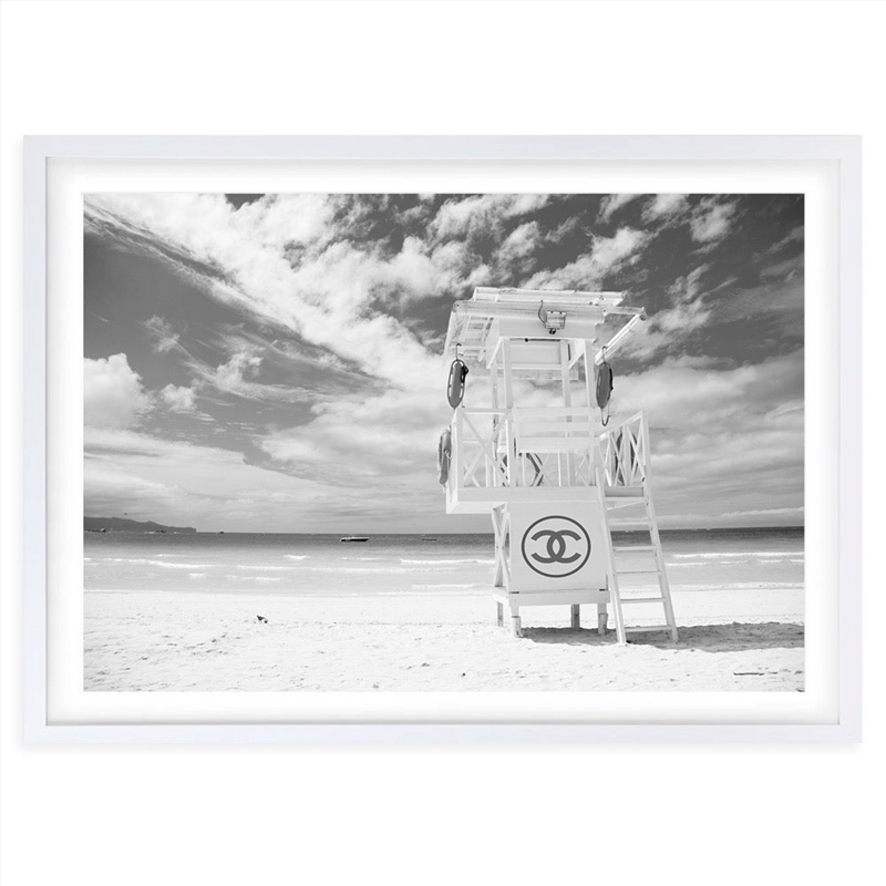 Wall Art's Chanel Life Guard Large 105cm x 81cm Framed A1 Art Print/Product Detail/Posters & Prints