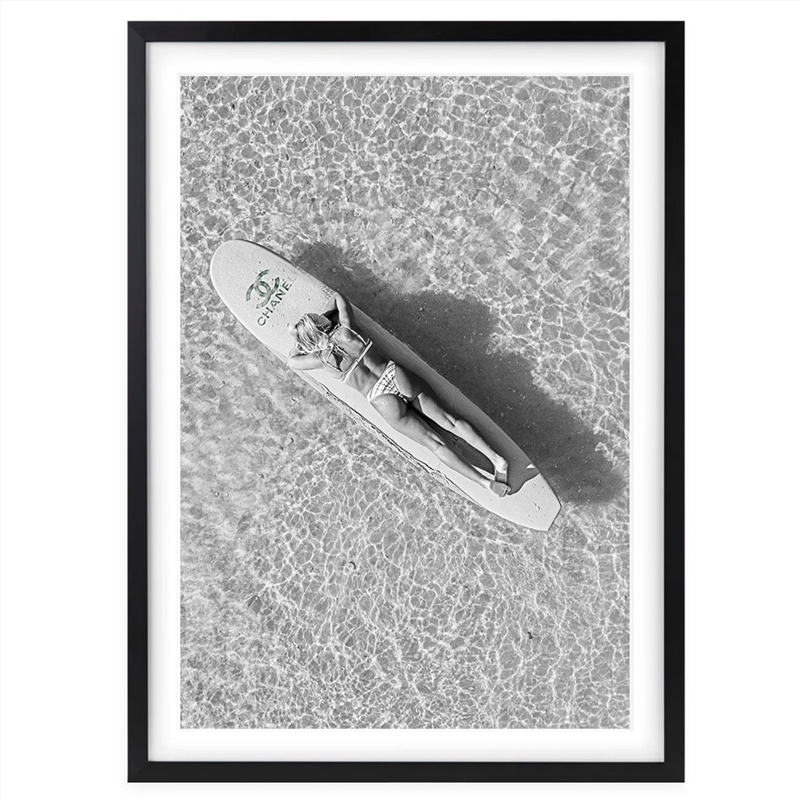 Wall Art's Chanel Floating Surfer Large 105cm x 81cm Framed A1 Art Print/Product Detail/Posters & Prints