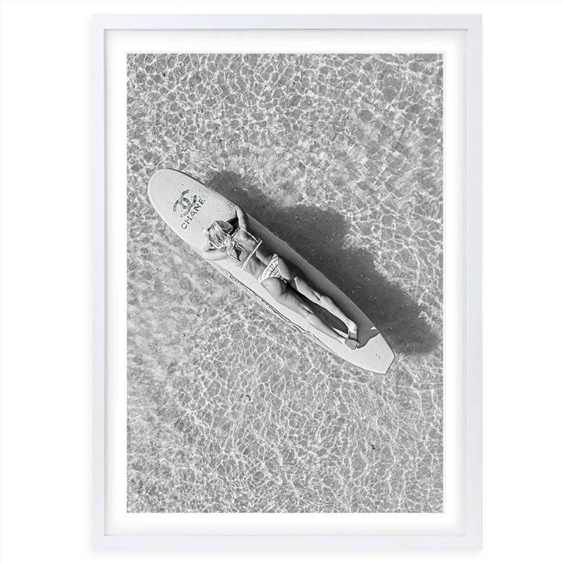 Wall Art's Chanel Floating Surfer Large 105cm x 81cm Framed A1 Art Print/Product Detail/Posters & Prints