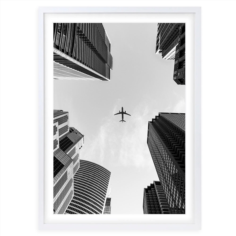 Wall Art's City Skies Large 105cm x 81cm Framed A1 Art Print/Product Detail/Posters & Prints